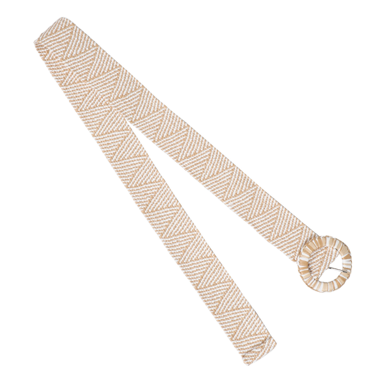 Women Formal Wear Belt - PP Straw Elastic Braided Wide Waist