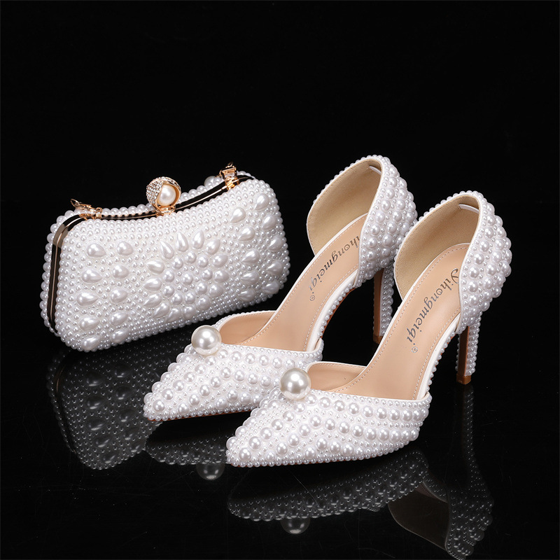 Women'S Formal Wear For Wedding - Bag and Shoe Set for Women