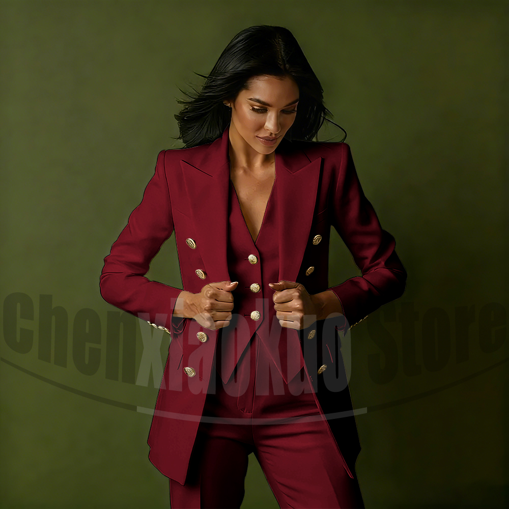 Women's Double Breasted Three  - đánh giá và giá Women'S Elegant Formal Wear