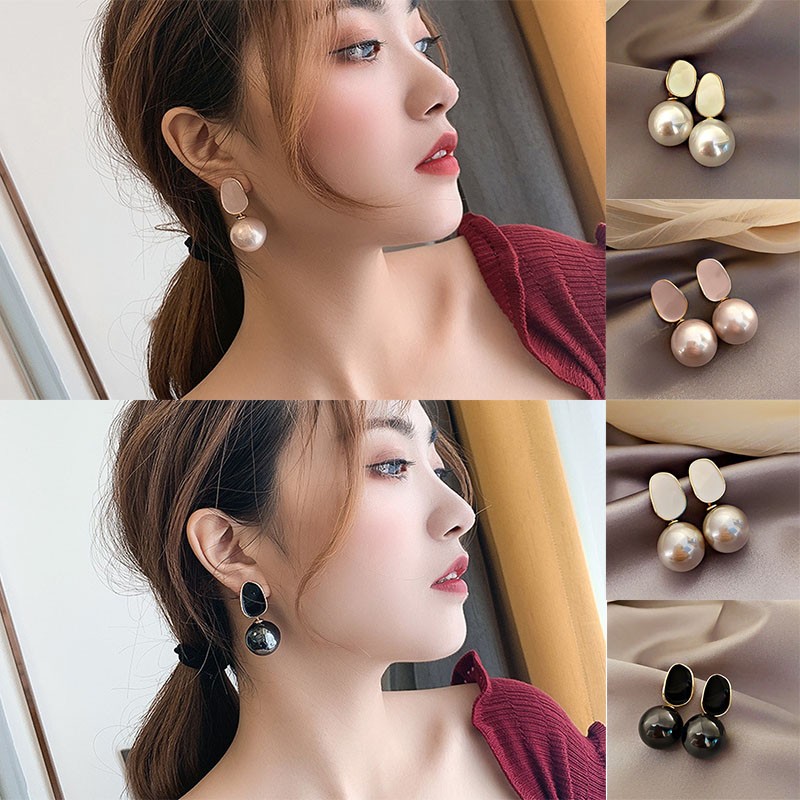 Big Brand High Class Noble Pea - đánh giá và giá Pearl Earring Stud