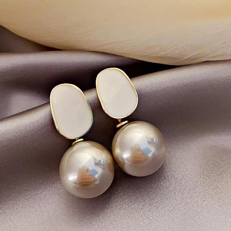 Big Brand High Class Noble Pea - đánh giá và giá Pearl Earring Stud