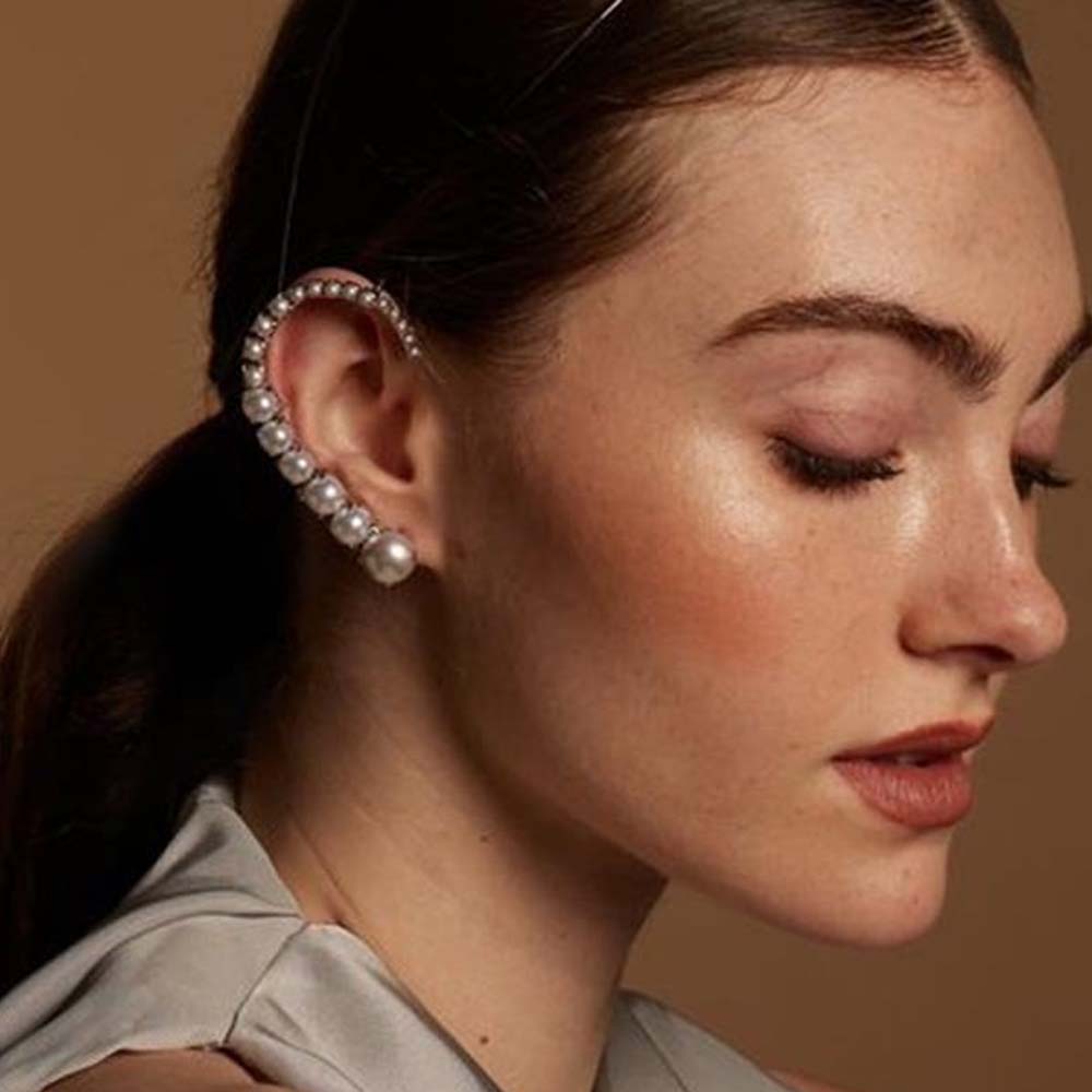 Stonefans Pearl Ear Clips With - đánh giá và giá Pearl Earring Stud