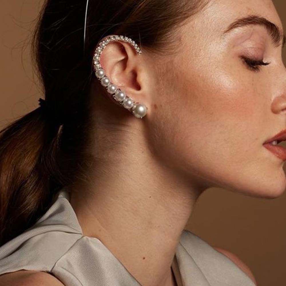 Stonefans Pearl Ear Clips With - đánh giá và giá Pearl Earring Stud