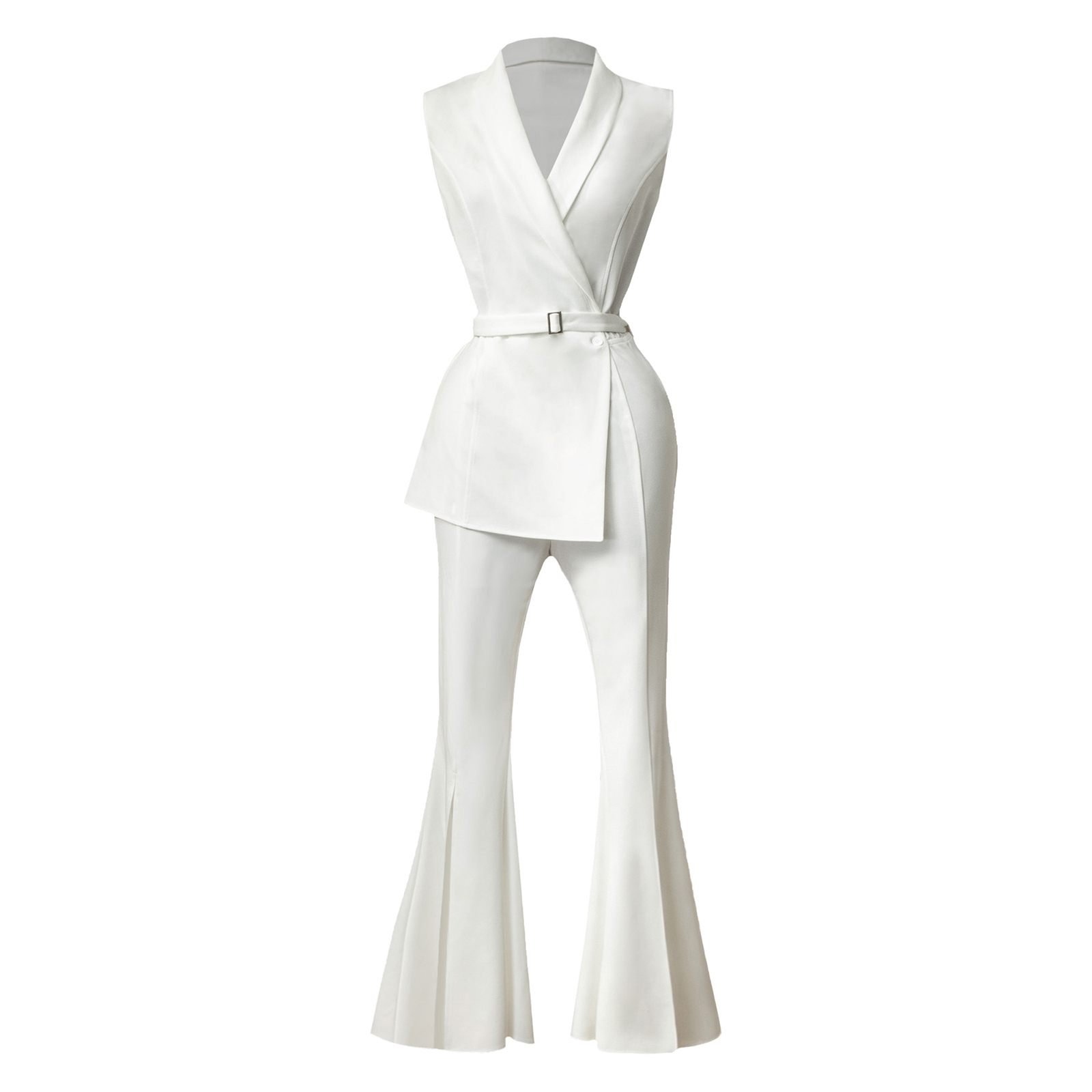 Women Sleeveless Lapel V-neck  - đánh giá và giá Women Formal Wear Shop