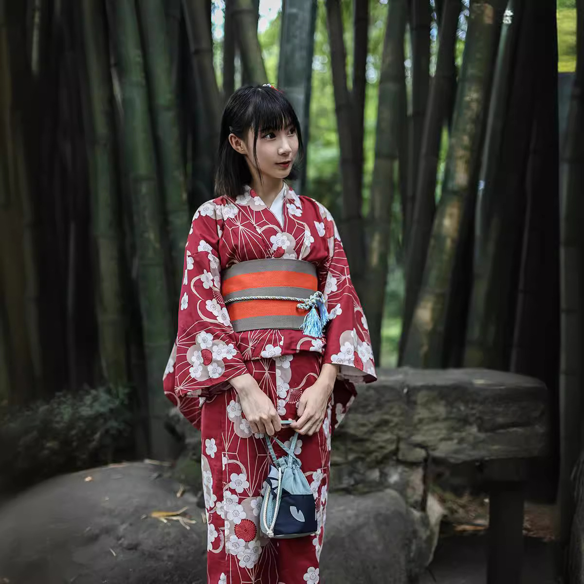 Red Japanese Yukata Kimono Fem - đánh giá và giá Women'S Formal Traditional Wear