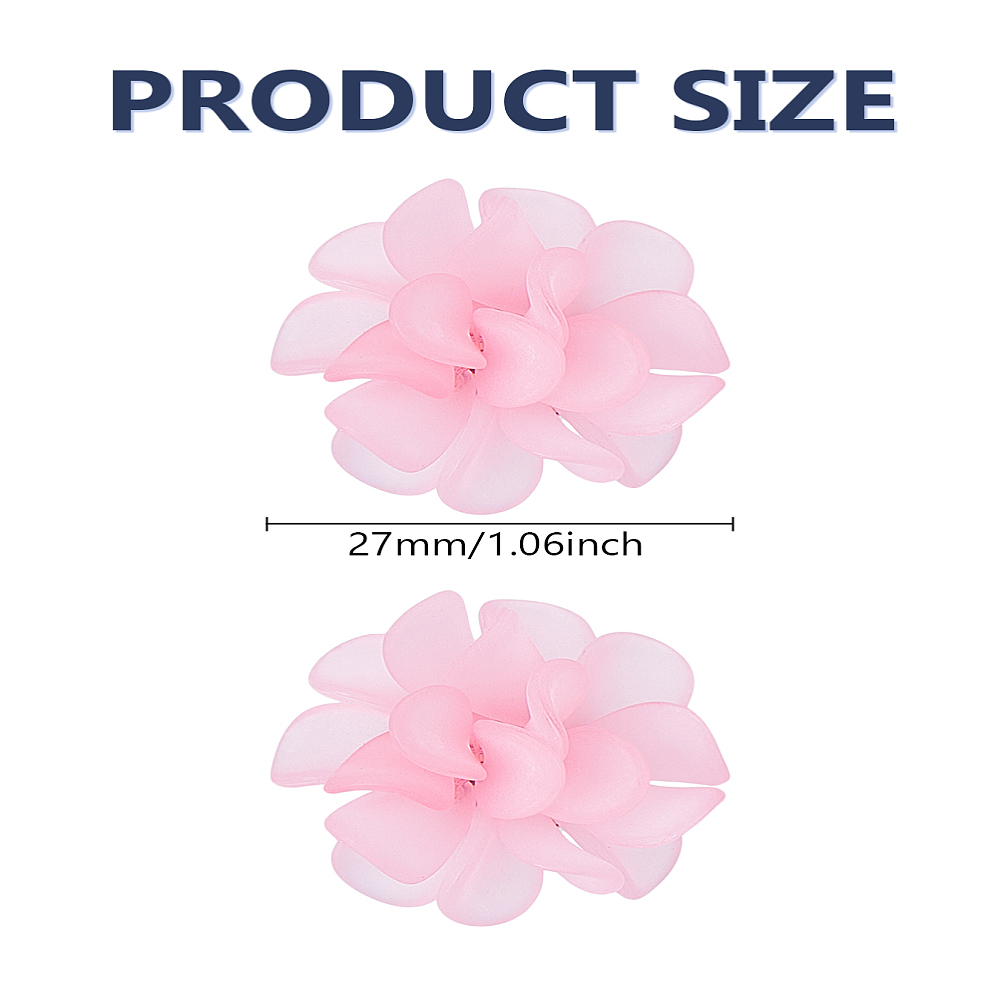 1Pair Flower Acrylic Stud Earr - đánh giá và giá Pearl Earring Stud