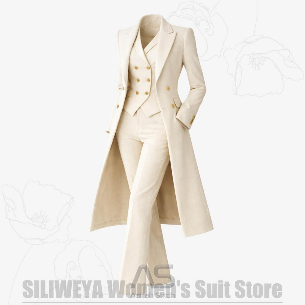 Women's Suit 3 Piece Double Br - đánh giá và giá Women'S Elegant Formal Wear