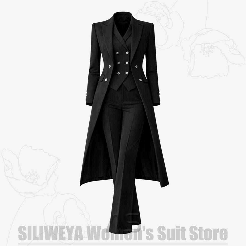 Women's Suit 3 Piece Double Br - đánh giá và giá Women'S Elegant Formal Wear