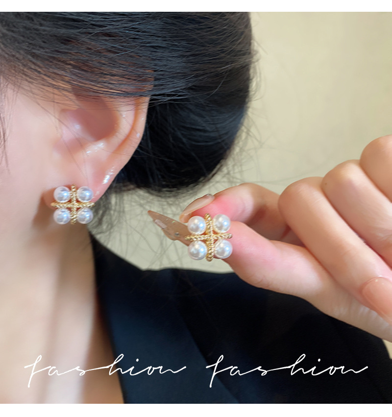 925 Silver Needle Korean Fashi - đánh giá và giá Pearl Earring Stud