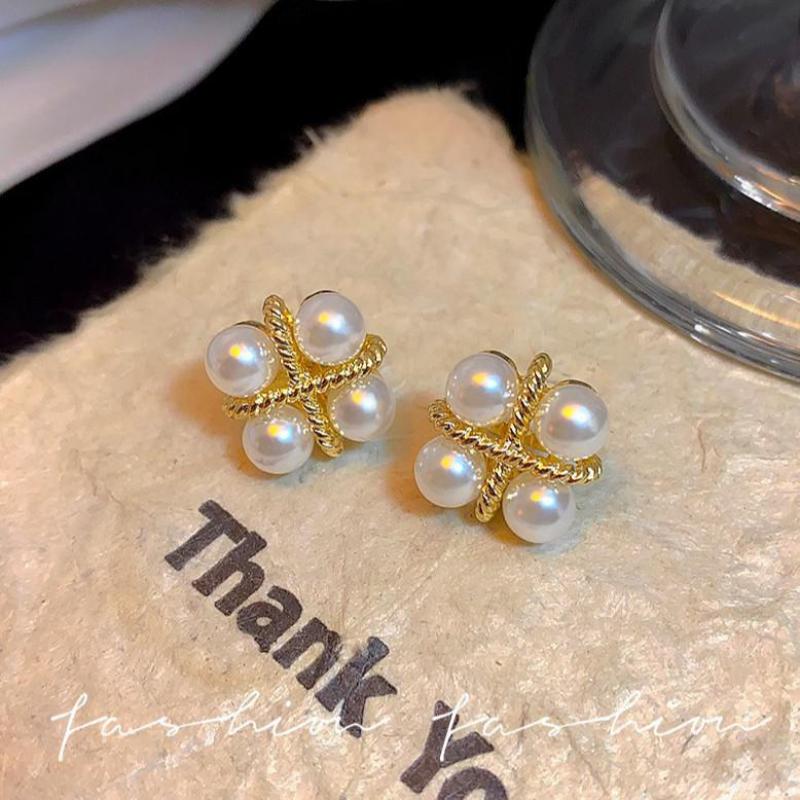 925 Silver Needle Korean Fashi - đánh giá và giá Pearl Earring Stud