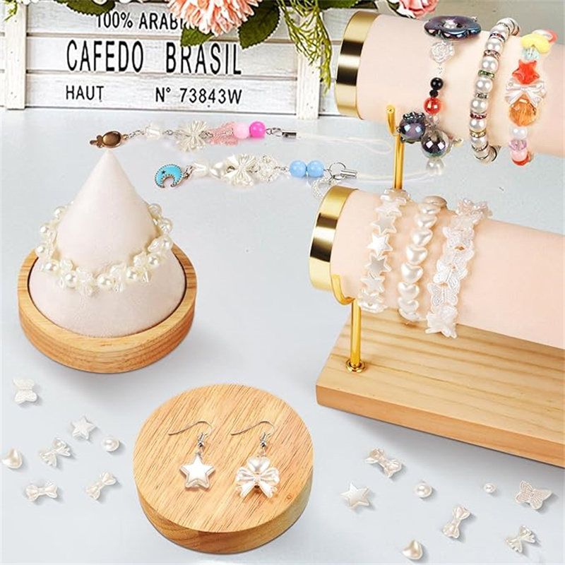 20pcs/bag Acrylic Ribbon Bow A - đánh giá và giá Pearl Earring Stud