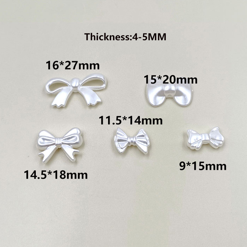 20pcs/bag Acrylic Ribbon Bow A - đánh giá và giá Pearl Earring Stud