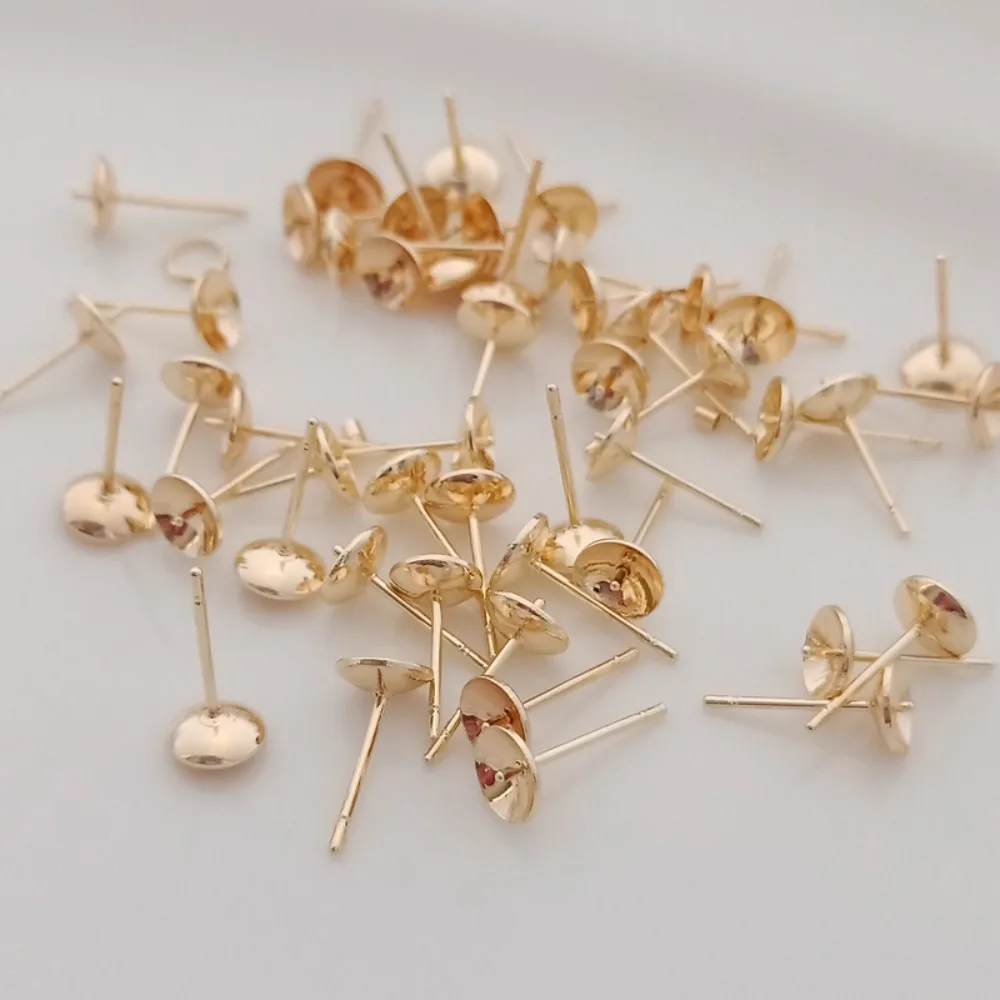14K Gold-plated Bead Accessori - đánh giá và giá Pearl Earring Stud