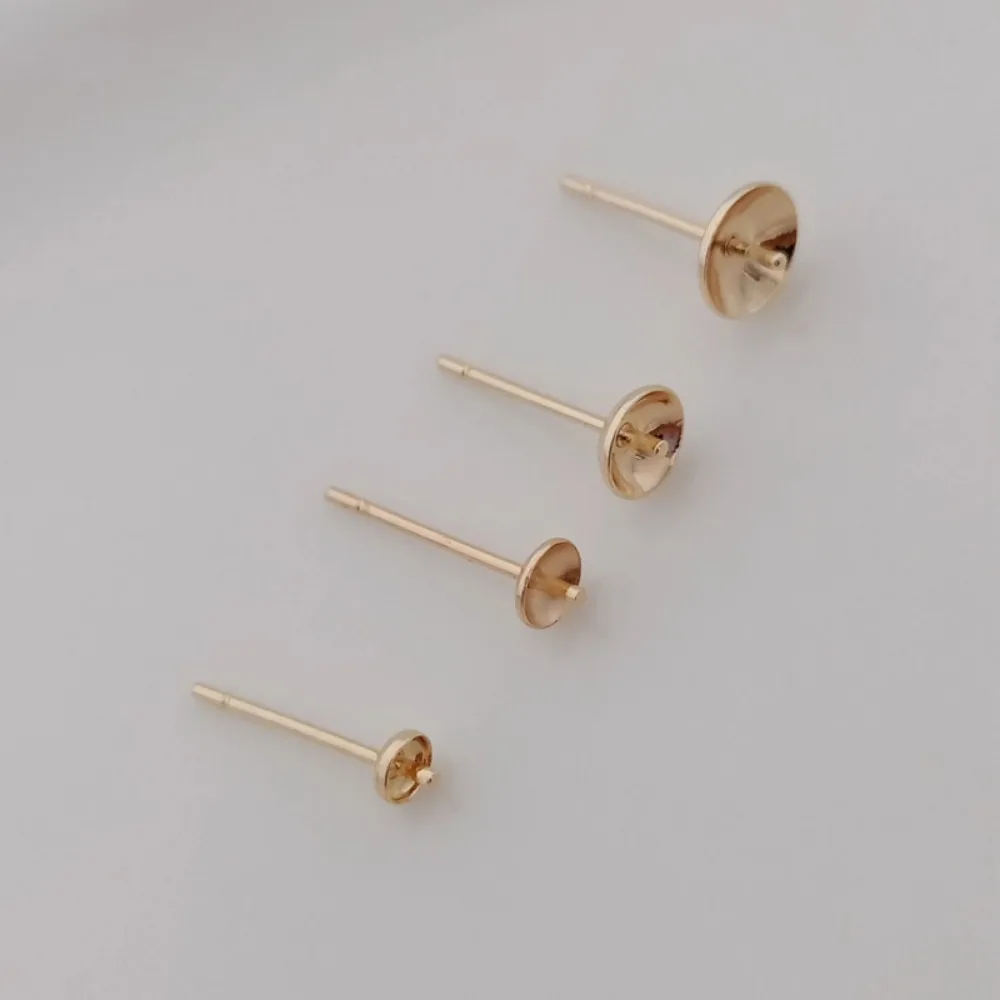 14K Gold-plated Bead Accessori - đánh giá và giá Pearl Earring Stud
