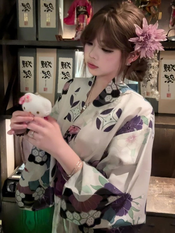 Traditional Purple Kimono Bath - đánh giá và giá Women'S Formal Traditional Wear